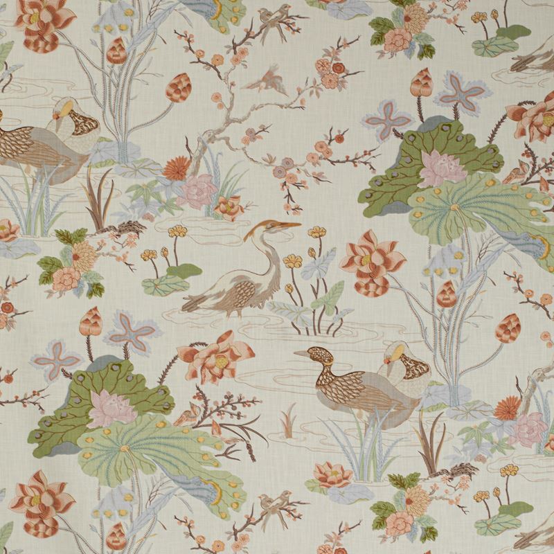 Lee Jofa Fabric 2020198.223 Luzon Print Apricot