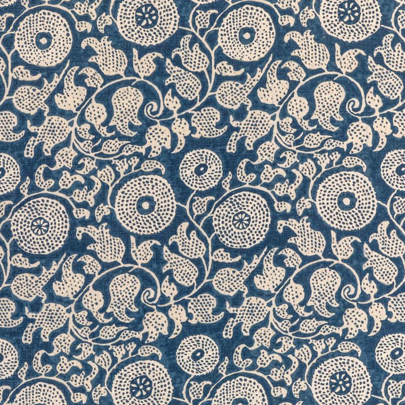 Lee Jofa Fabric 2020204.50 Eldora Print Indigo