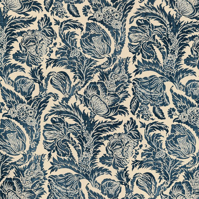 Lee Jofa Fabric 2020205.50 Marion Print Indigo