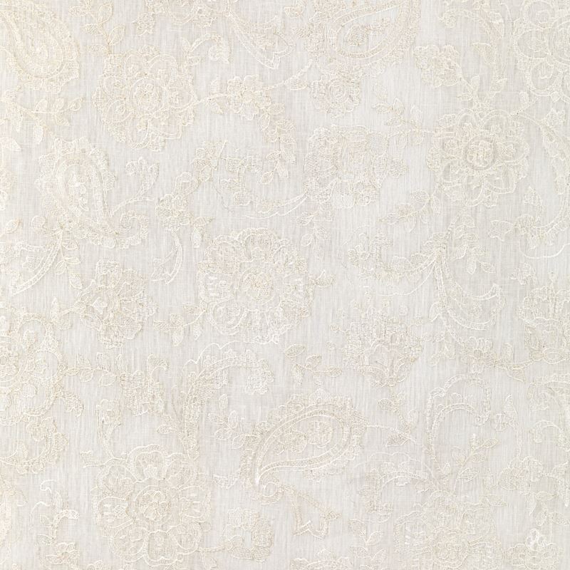 Lee Jofa Fabric 2021128.1 Varley Sheer Ivory