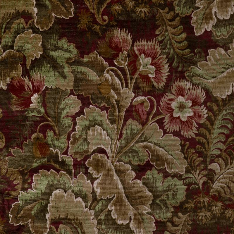 Lee Jofa Fabric 2023112.319 Barwick Velvet Garnet