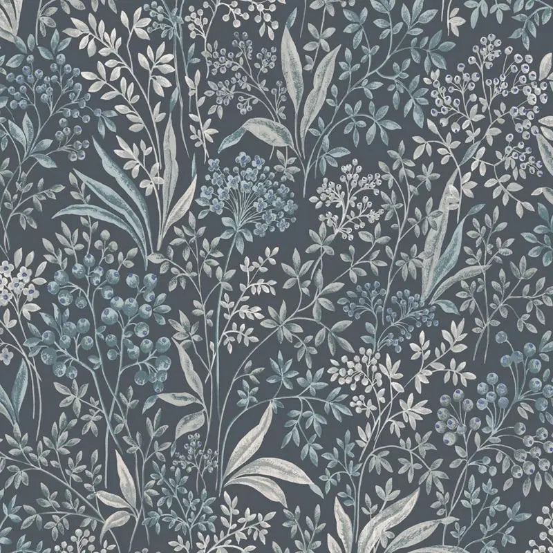 Schumacher Wallpaper 2025 Nocturne Indigo