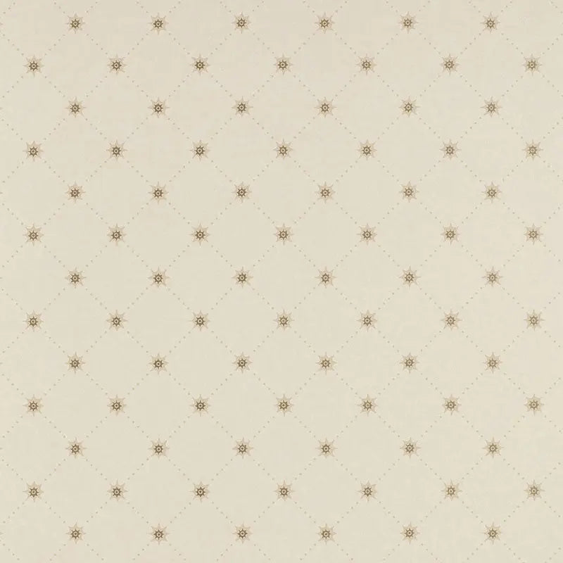 Schumacher Wallpaper 203610 Cooper Star Alabaster