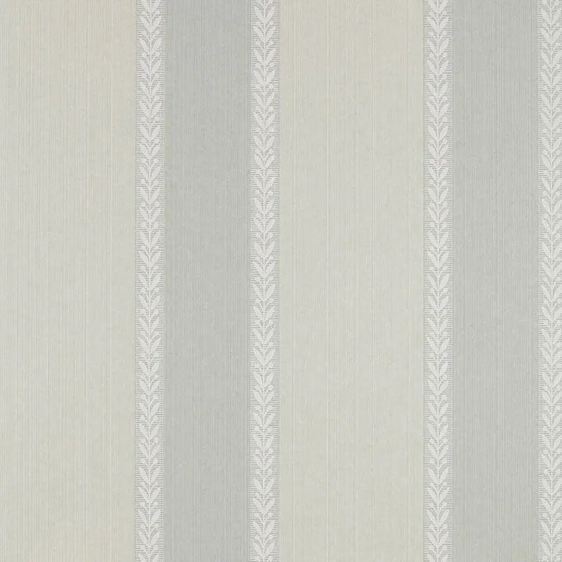 Schumacher Wallpaper 203861 Bayberry Stripe Water Blue