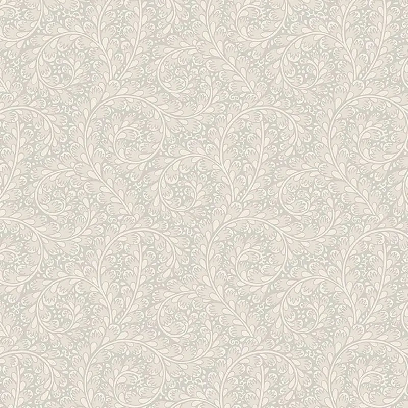 Schumacher Wallpaper 2255 Wild Ferns Stone