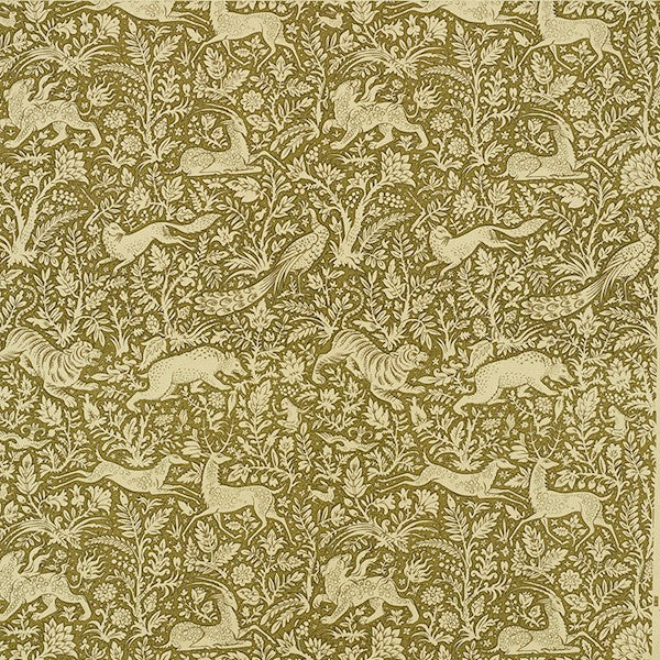 Schumacher Fabric 2603272 Khan's Park Khaki Olive