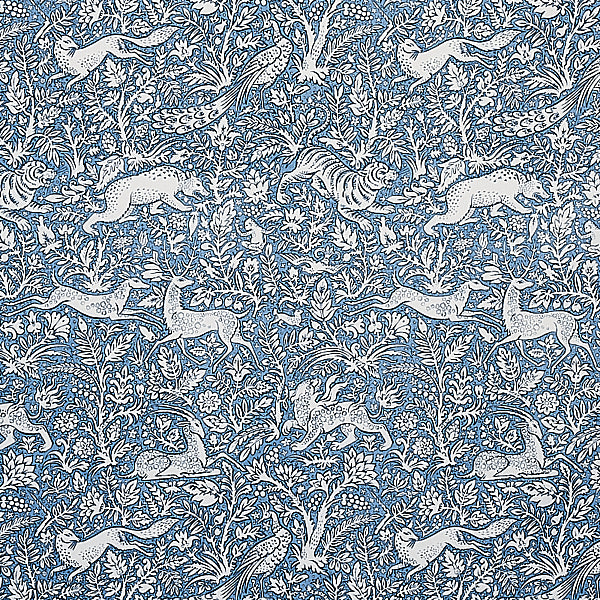 Schumacher Fabric 2603275 Khan's Park Chambray