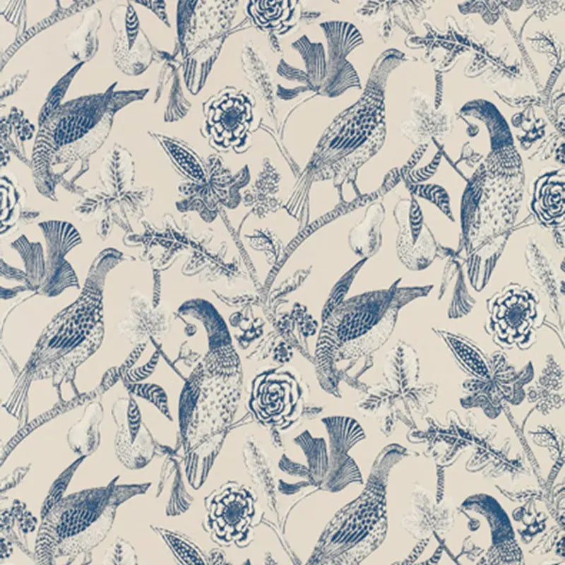 Schumacher Wallpaper 2700201 Katmandu Navy