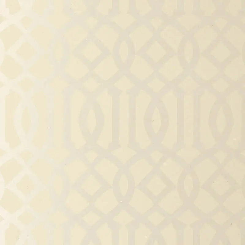 Schumacher Wallpaper 2707211 Imperial Trellis Alabaster