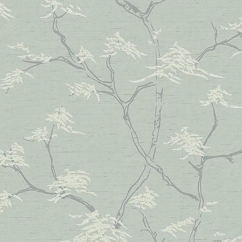 Schumacher Wallpaper 3103 Temple Tree Mineral