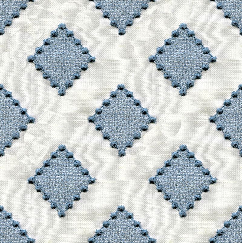 Kravet Basics Fabric 34267.516 Diamondots Indigo