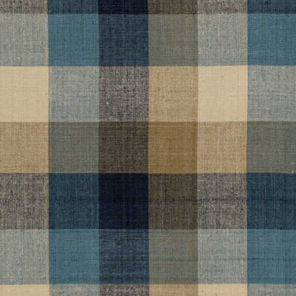 Schumacher Fabric 3452002 Graylyn Plaid Indigo