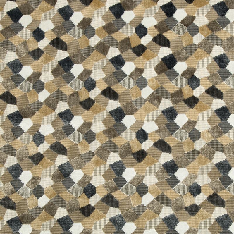 Kravet Couture Fabric 34783.1611 Modern Mosaic Sandstone