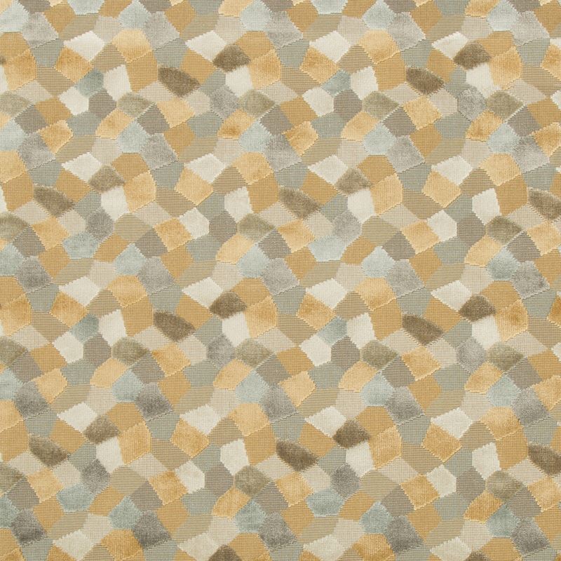 Kravet Couture Fabric 34783.416 Modern Mosaic Tuscan Sun