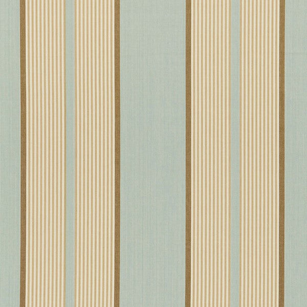 Schumacher Fabric 3486000 Summerside Stripe Aqua