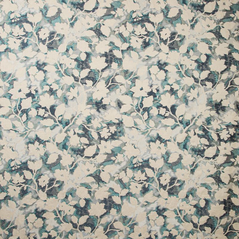 Kravet Couture Fabric 35554.35 Les Fleurs Teal