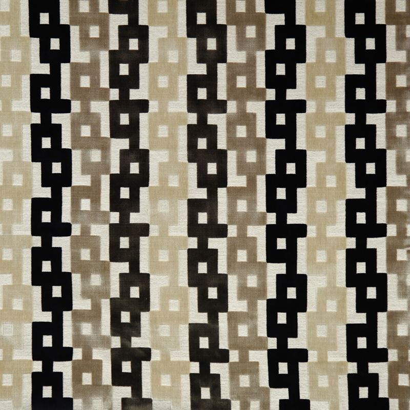 Kravet Couture Fabric 35856.816 Chain Velvet Onyx