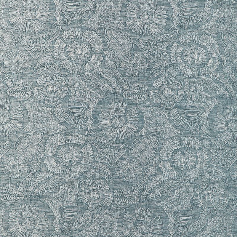 Kravet Couture Fabric 36889.5 Chenille Bloom Sky