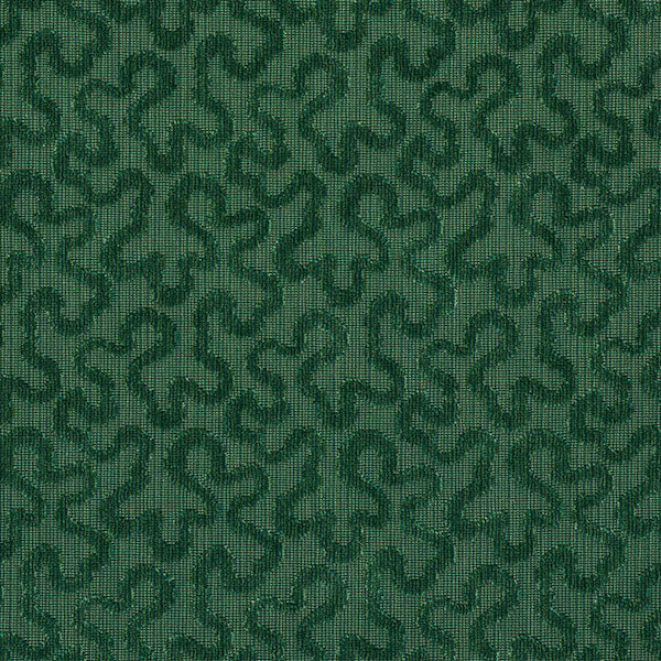 Schumacher Fabric 43278 Vermicelli Velvet Emerald