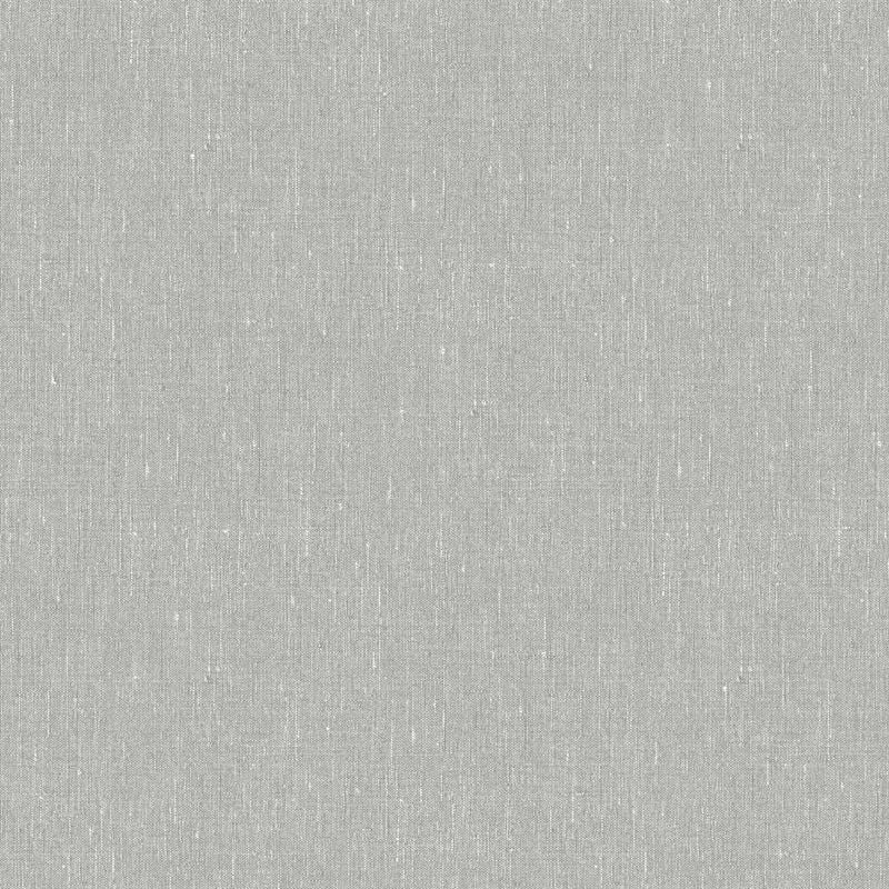 Schumacher Wallpaper 4417 Linen Ash Grey