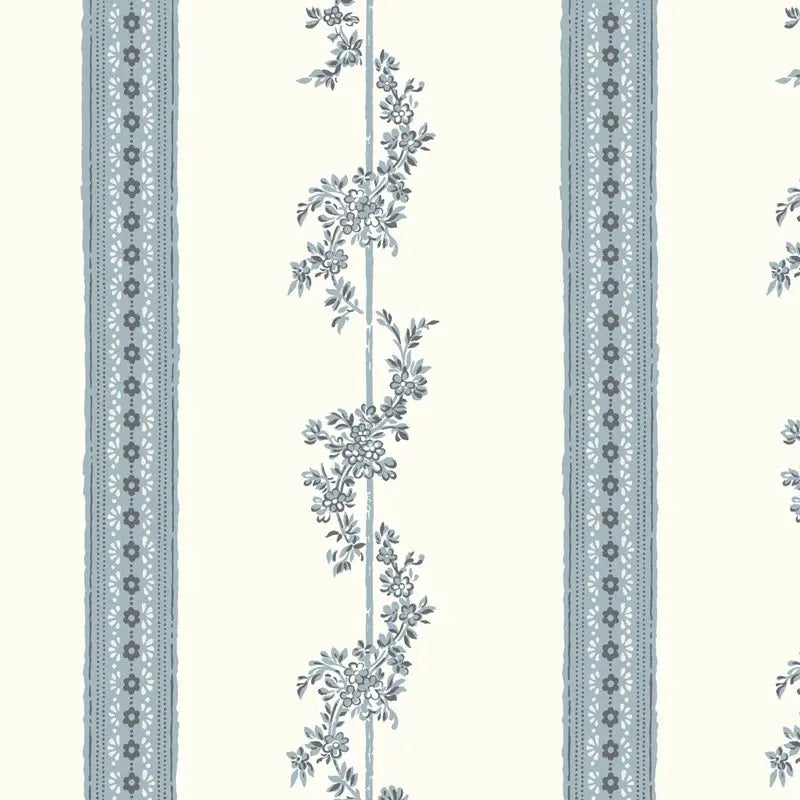 Schumacher Wallpaper 4509 Drottningholm Blue