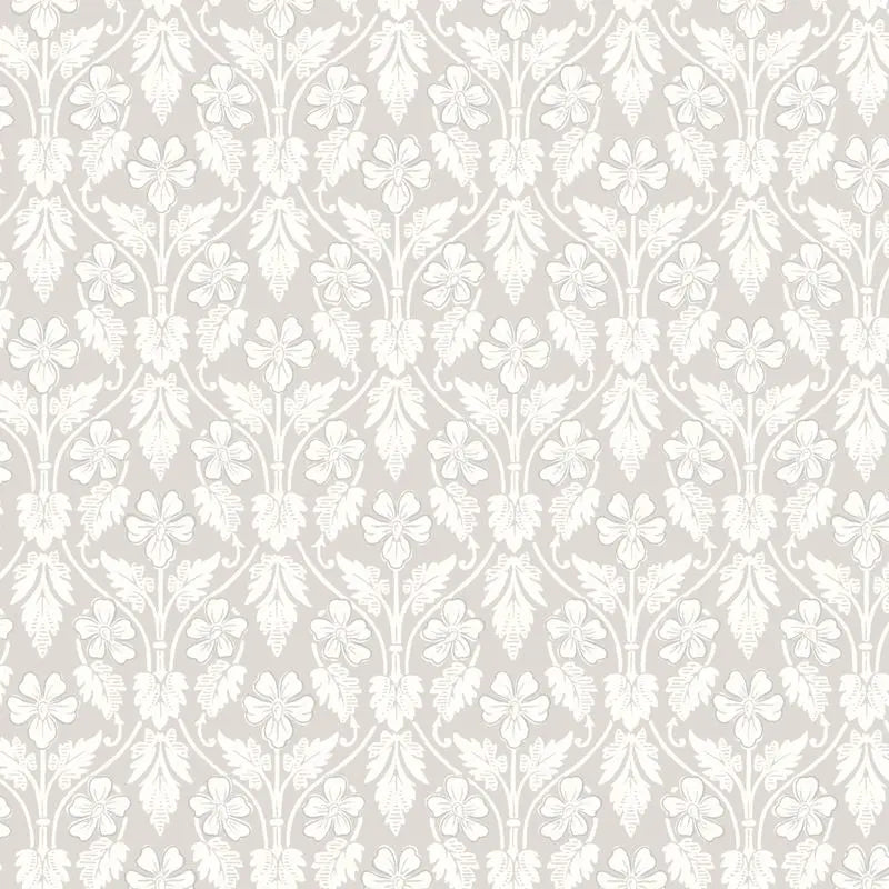 Schumacher Wallpaper 4537 Nora Grey