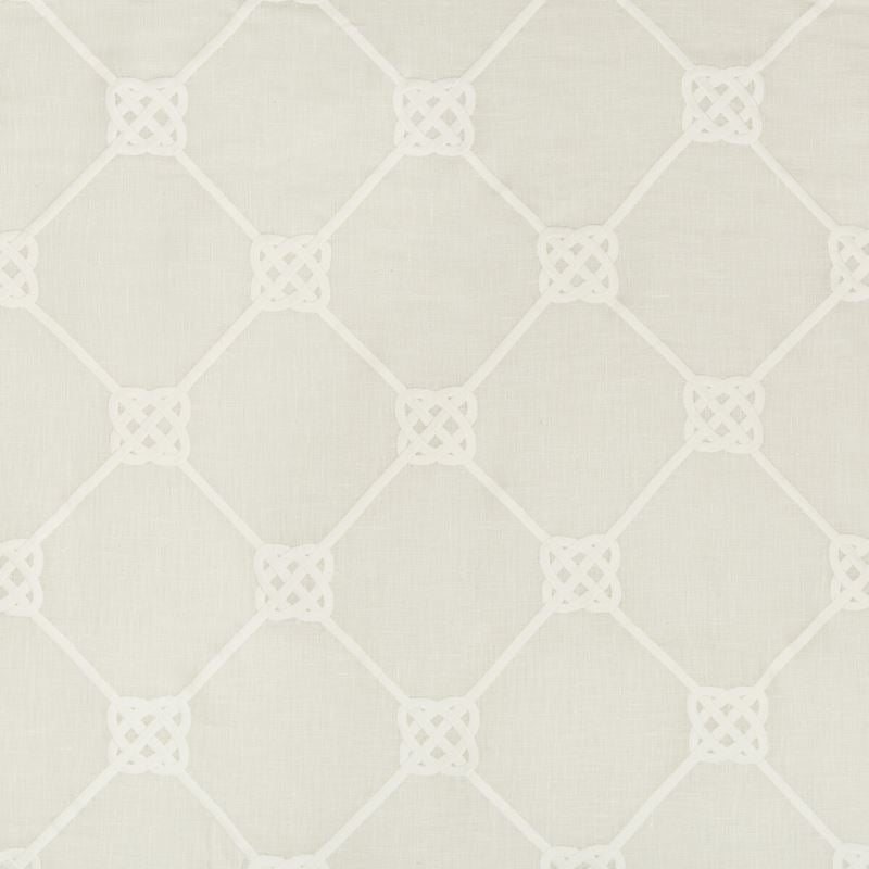 Kravet Basics Fabric 4635.1 Knot Sheer Ivory