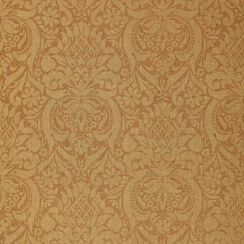 Schumacher Wallpaper 5000412 Valencay Damask Camel