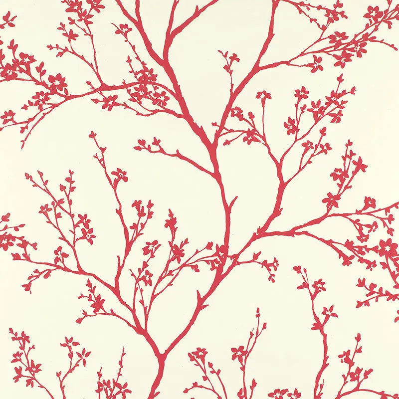 Schumacher Wallpaper 5003343 Twiggy Raspberry