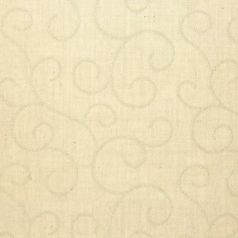 Schumacher Wallpaper 5003540 Adhafera Scroll Oatmeal