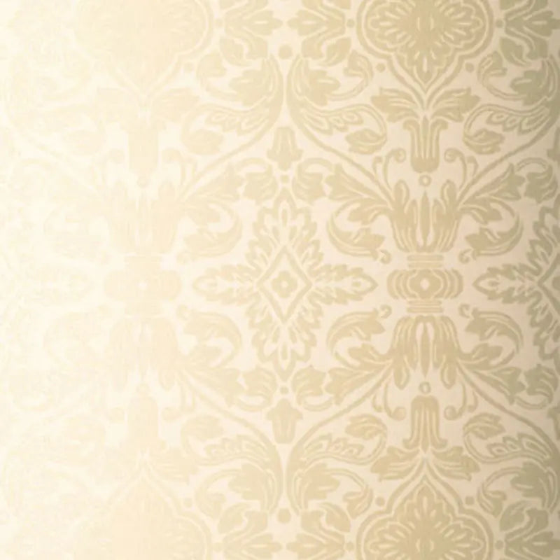 Schumacher Wallpaper 5003600 Varenna Damask Sand