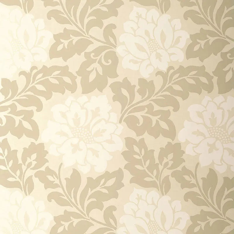 Schumacher Wallpaper 5003633 Saraceno Damask Topaz