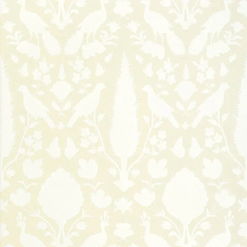 Schumacher Wallpaper 5004124 Chenonceau Bisque