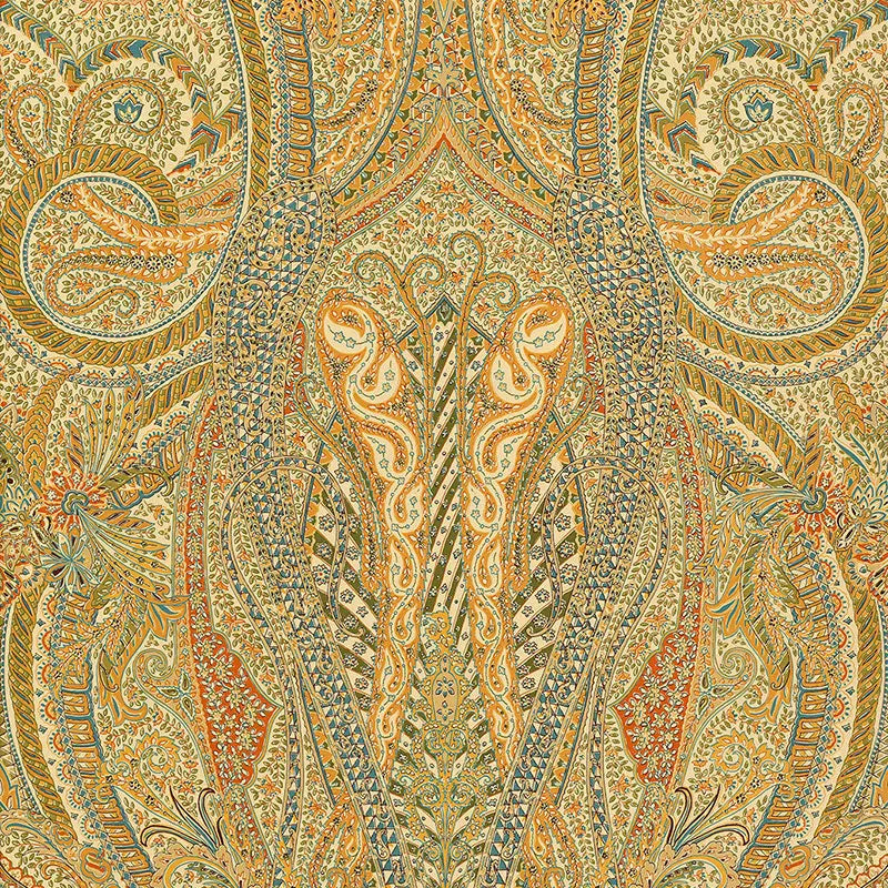 Schumacher Wallpaper 5004191 Emile Cachemire Spice