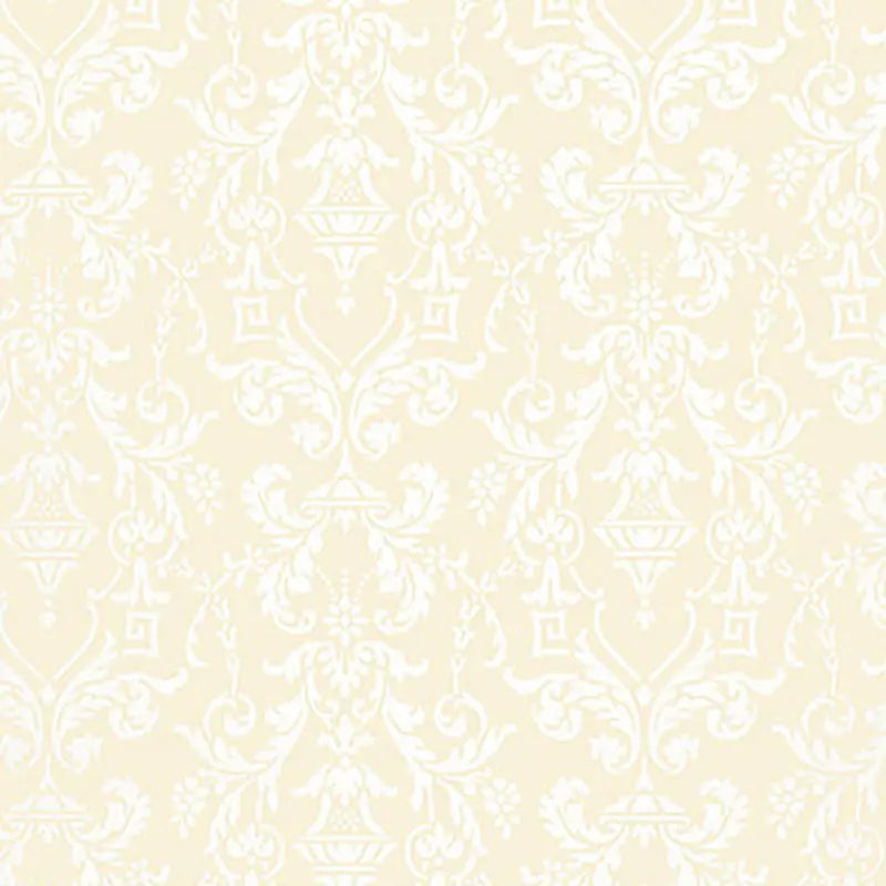 Schumacher Wallpaper 5004480 Lido Damask Beige