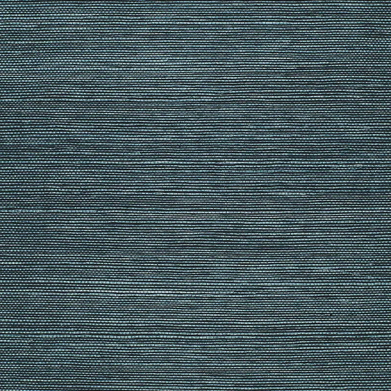 Schumacher Wallpaper 5004712 Haruki Sisal Peacock