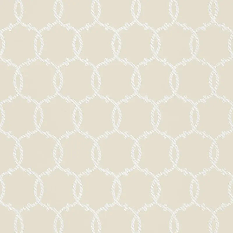 Schumacher Wallpaper 5005122 Tracery Bisque