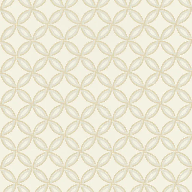 Schumacher Wallpaper 5005130 Spherica Parchment