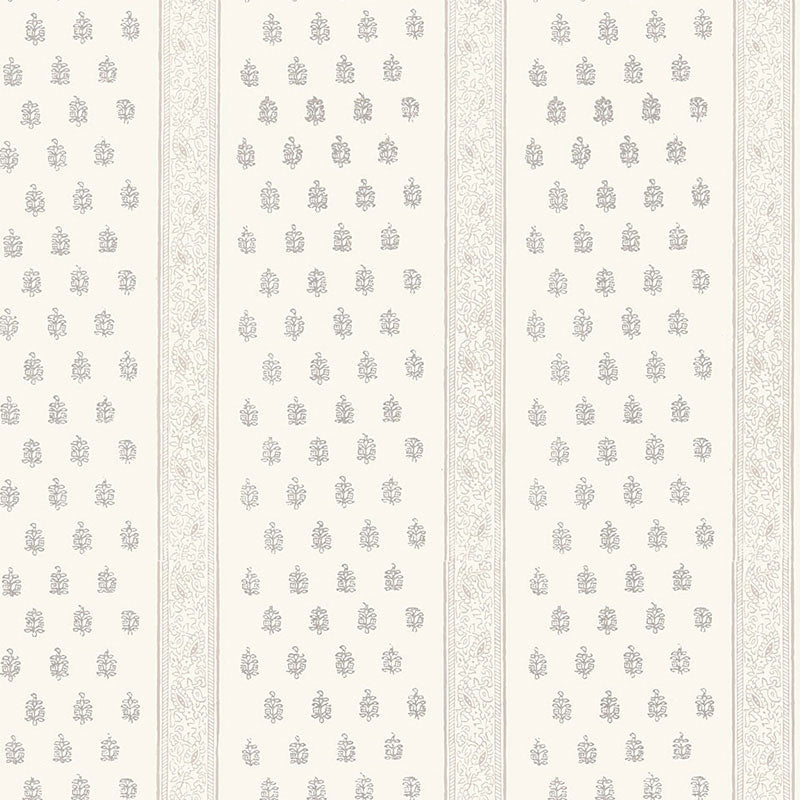 Schumacher Wallpaper 5005200 Katsura Stripe Oyster