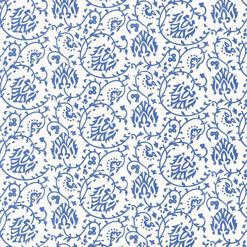 Schumacher Wallpaper 5005271 Sarana Vine Delft