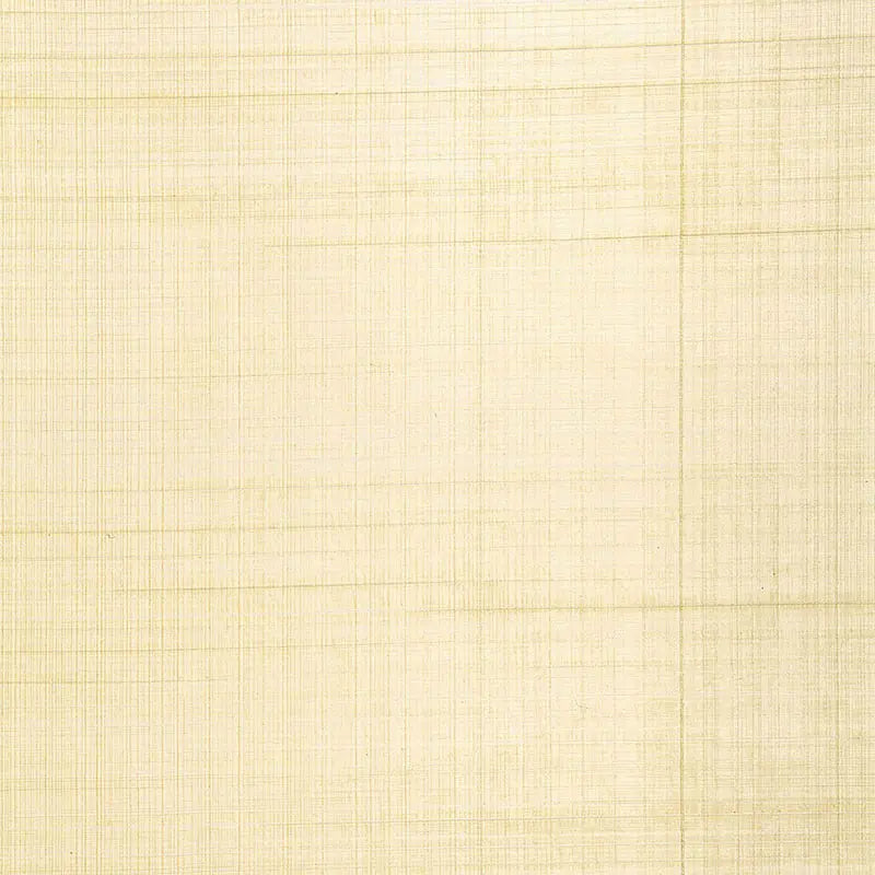 Schumacher Wallpaper 5005780 Brushed Plaid White Gold