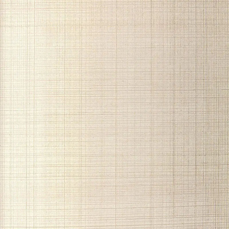 Schumacher Wallpaper 5005782 Brushed Plaid Oyster