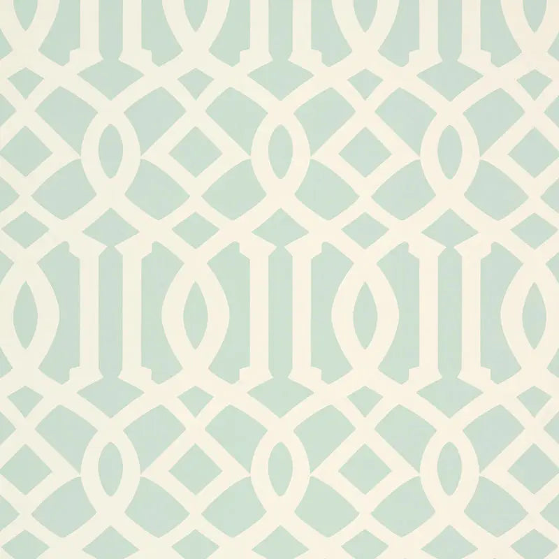 Schumacher Wallpaper 5005805 Imperial Trellis II Mineral