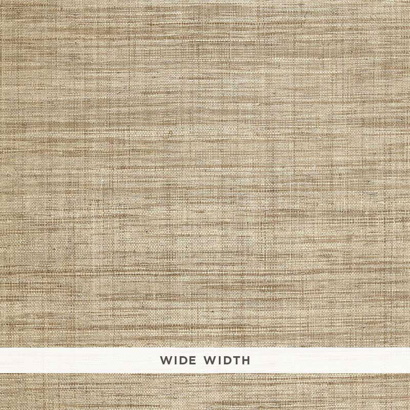 Schumacher Wallpaper 5006201 Weston Raffia Weave Grey