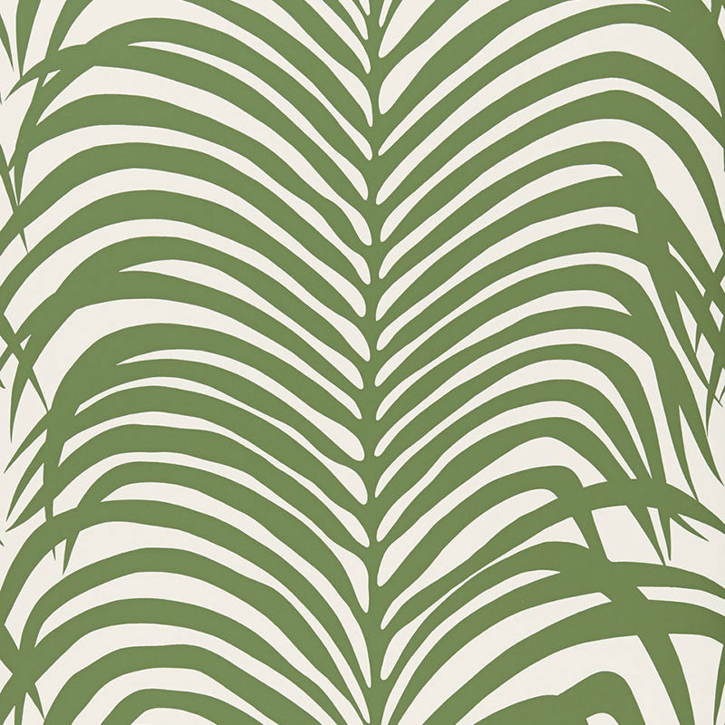 Schumacher Wallpaper 5006931 Zebra Palm Jungle