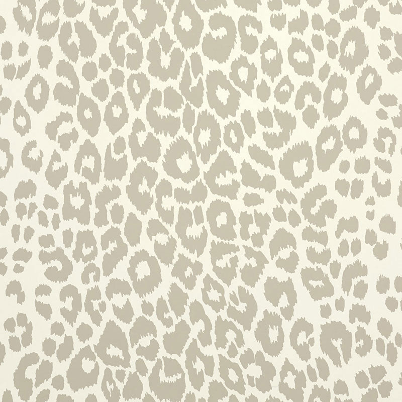 Schumacher Wallpaper 5007011 Iconic Leopard Linen