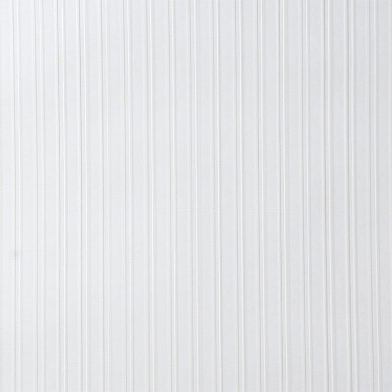 Schumacher Wallpaper 5007364 Galvanized Rib Ivory