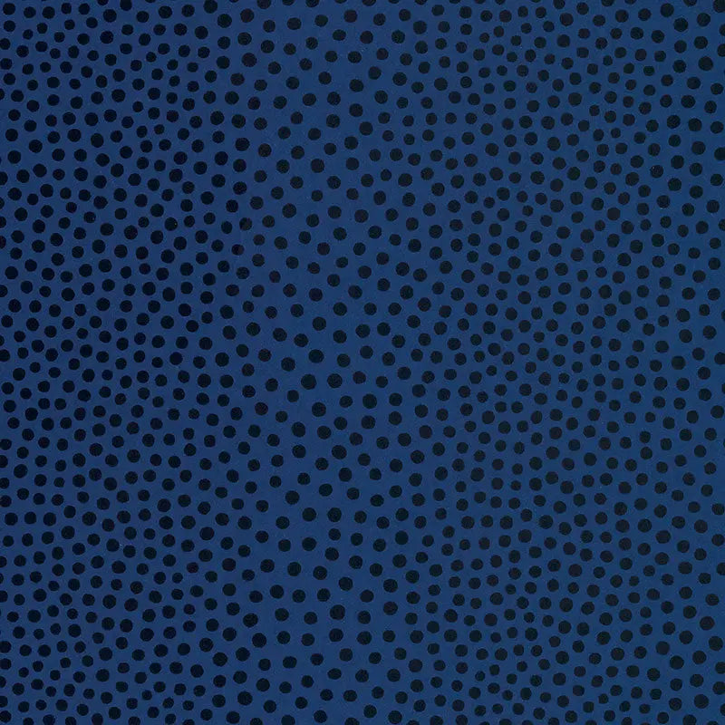 Schumacher Wallpaper 5007504 Raindots Marine Noir