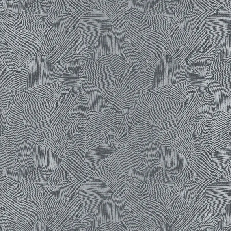 Schumacher Wallpaper 5007770 Labyrinth Metallic Mercury