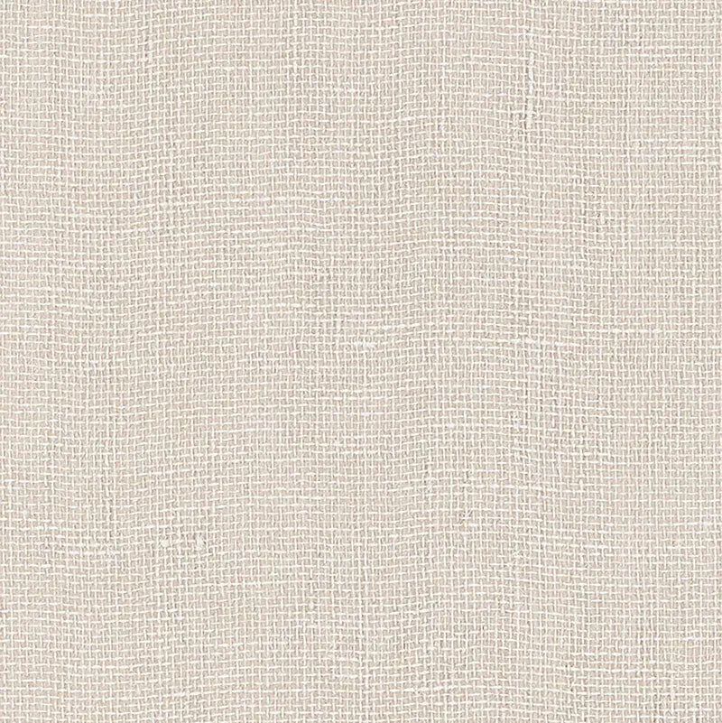 Schumacher Wallpaper 5007802 Linen Gesso Greige